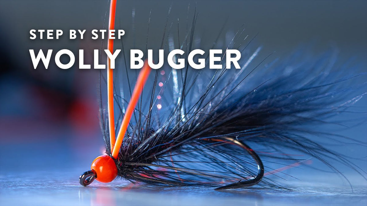 Fluebinding: Sådan binder du en sort og orange Woolly Bugger