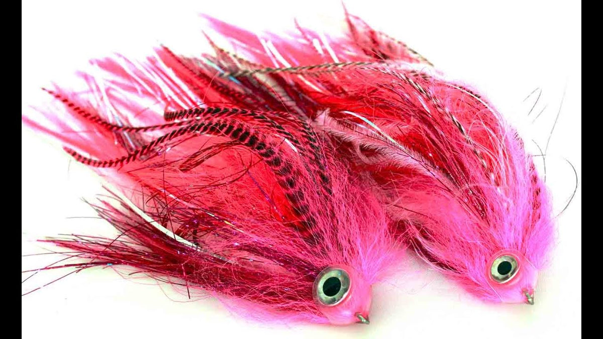 Fluebinding: Pink geddeflue på shank