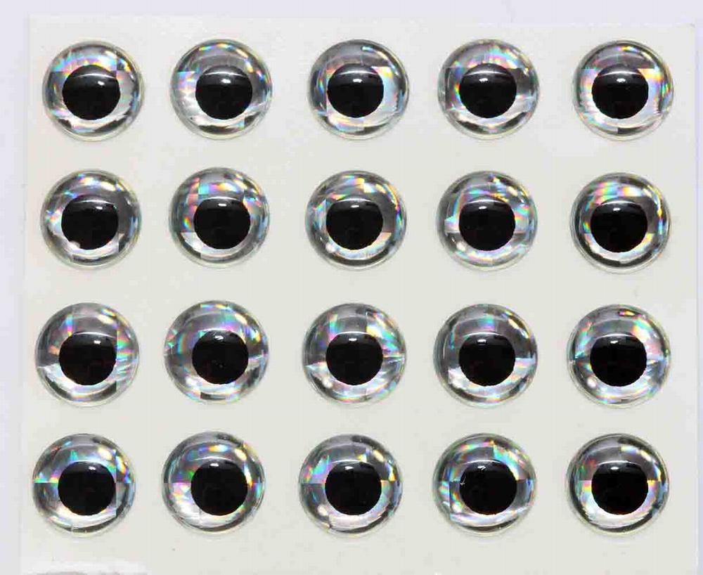 3D Epoxy Eyes - Silver