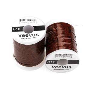 Du tilføjede <b><u>Veevus Holo Tinsel - Braun</u></b> til kurven.