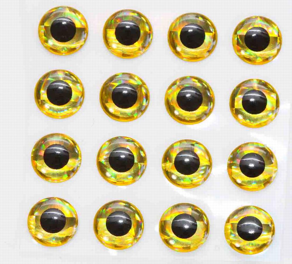 3D Epoxy Eyes - Gold