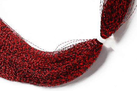 Du tilføjede <b><u>Flashabou Grizzly Accent Crystal Flash – Schwarz/Rot</u></b> til kurven.
