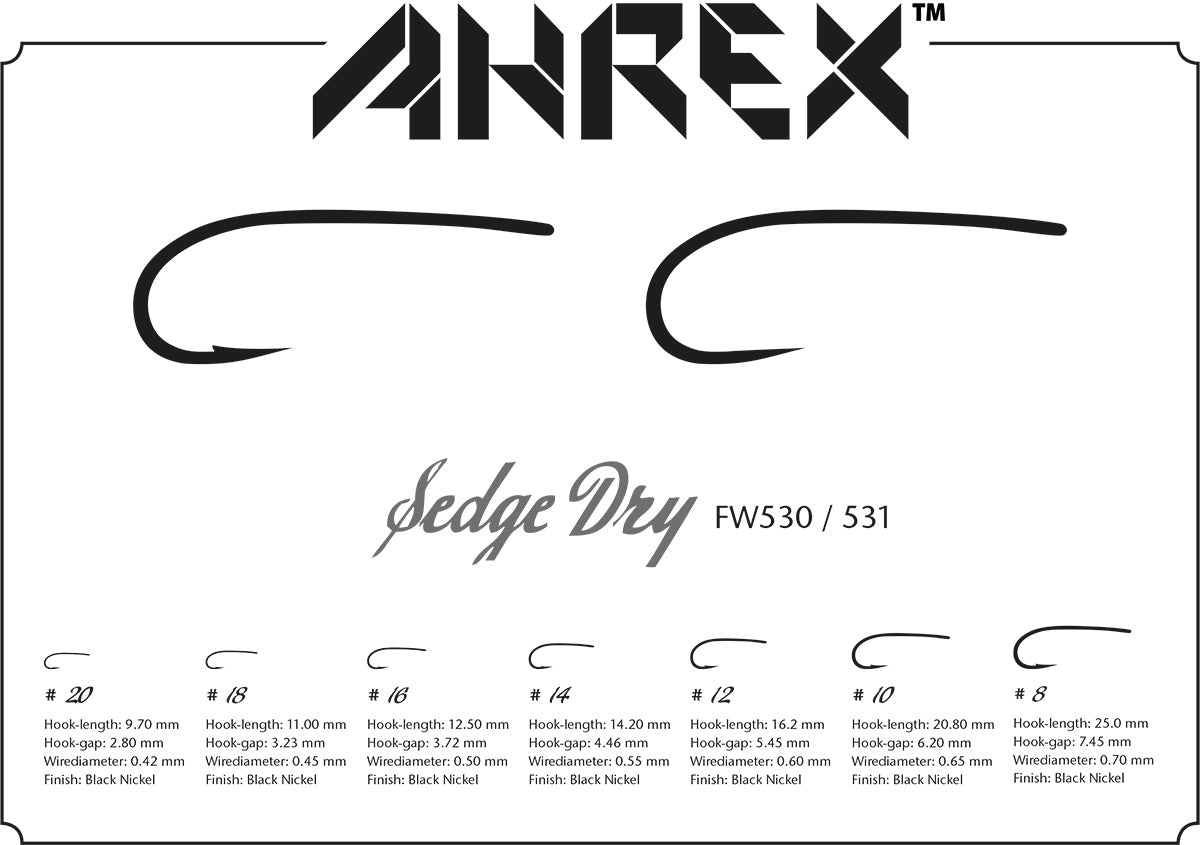 AHREX FW531 – Trockene Segge – Widerhakenlos