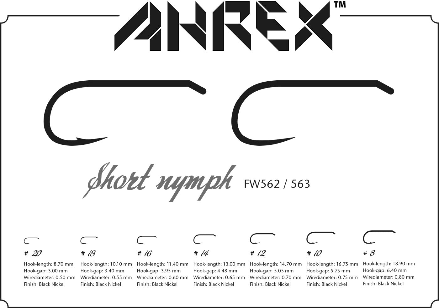 Ahrex FW562 – Kurze Nymphe