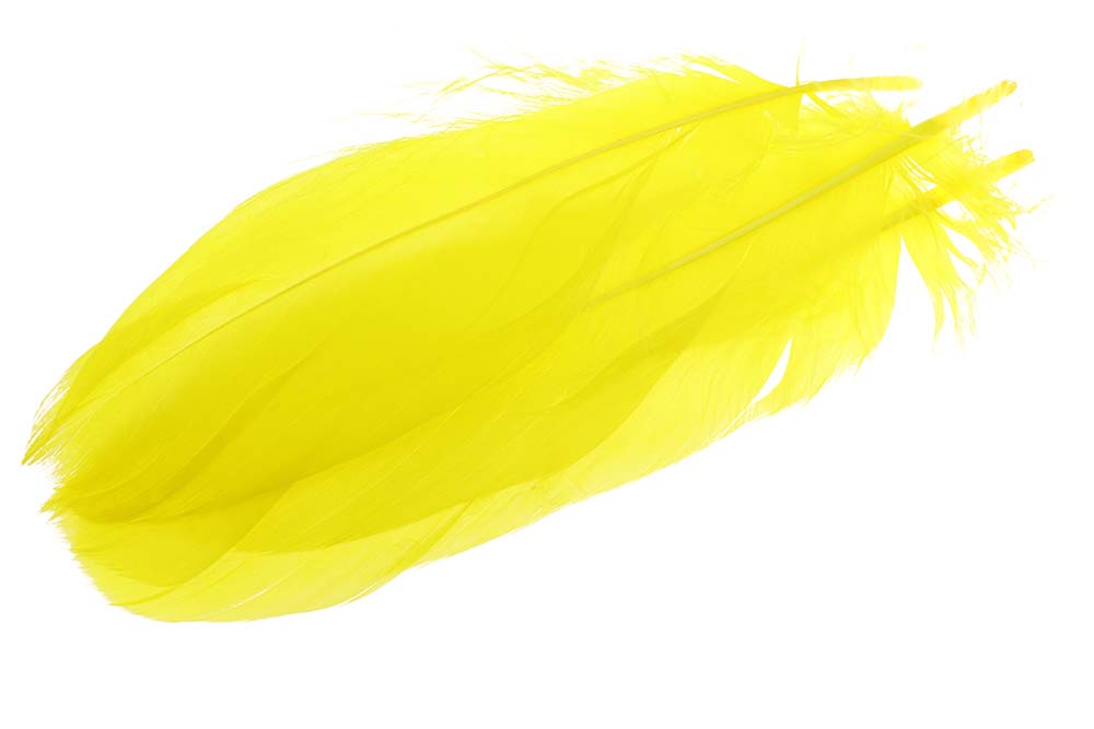 Gås skulderfjer - Yellow