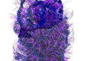 Chenille-Raupe – UV-Violett