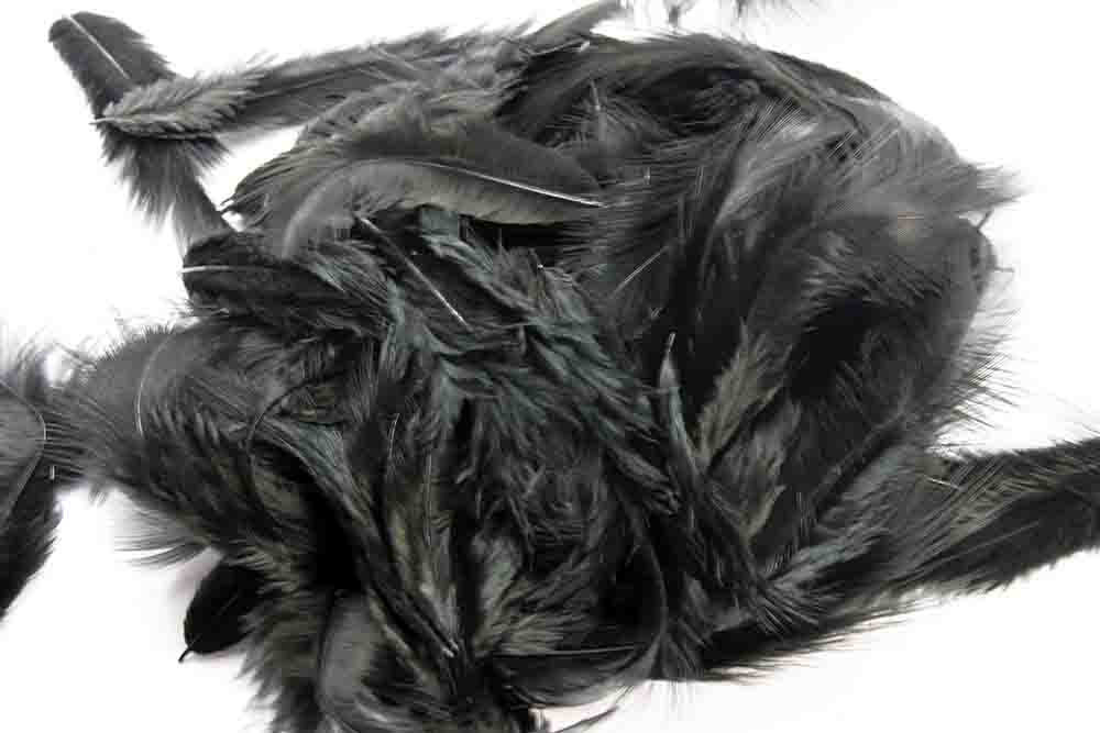 Metz Soft hackles - Black
