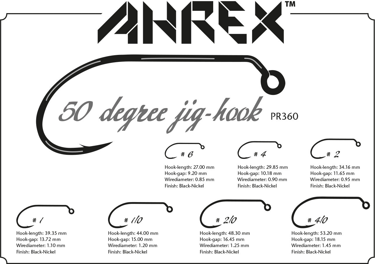 AHREX PR360 – 50-Grad-Jig-Haken