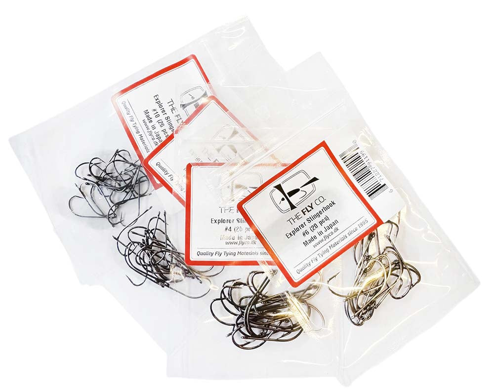 Explorer Stingerhook - je eine Packung in den Größen 4, 6, 8 und 10