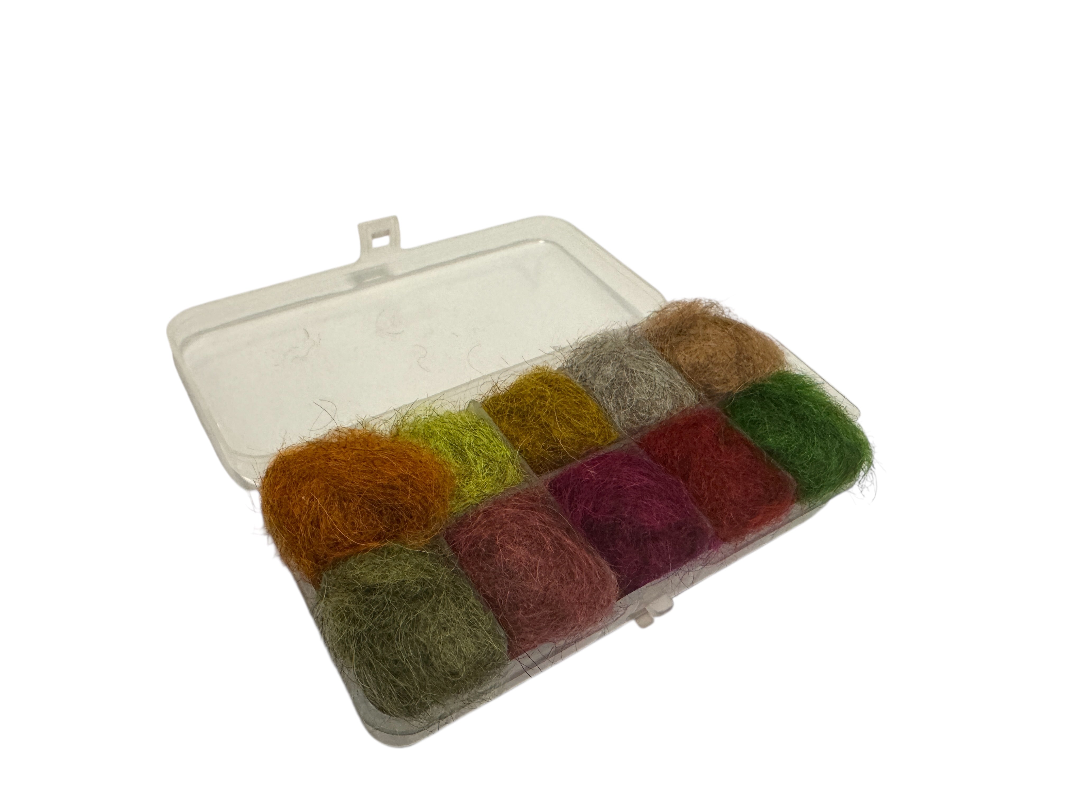 Nymphen-Dubbing, Box, leuchtende Farben