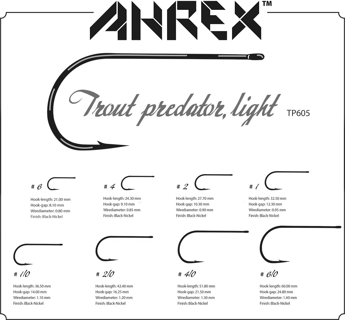 Ahrex TP605 – Trout Predator Streamer Light