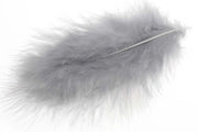 Wolly Bugger Marabou - Shad Grey