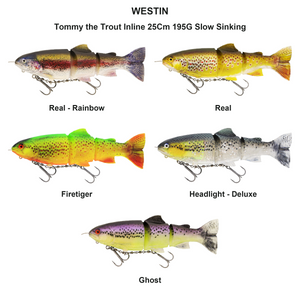 Du tilføjede <b><u>Tommy the Trout Inline 25Cm 195G Slow Sinking</u></b> til kurven.
