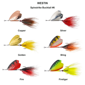 Du tilføjede <b><u>Spinstrike Bucktail #6</u></b> til kurven.