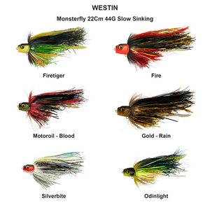Du tilføjede <b><u>Monsterfly 22Cm 44G Slow Sinking</u></b> til kurven.
