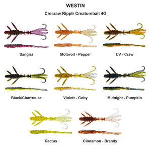 Du tilføjede <b><u>Crecraw Ripplr Creaturebait 4G</u></b> til kurven.