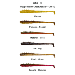 Du tilføjede <b><u>Wiggle Worm Creaturebait 11Cm 4G</u></b> til kurven.