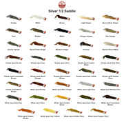 Farveoversigt – Whiting Silver 1/2 Saddle