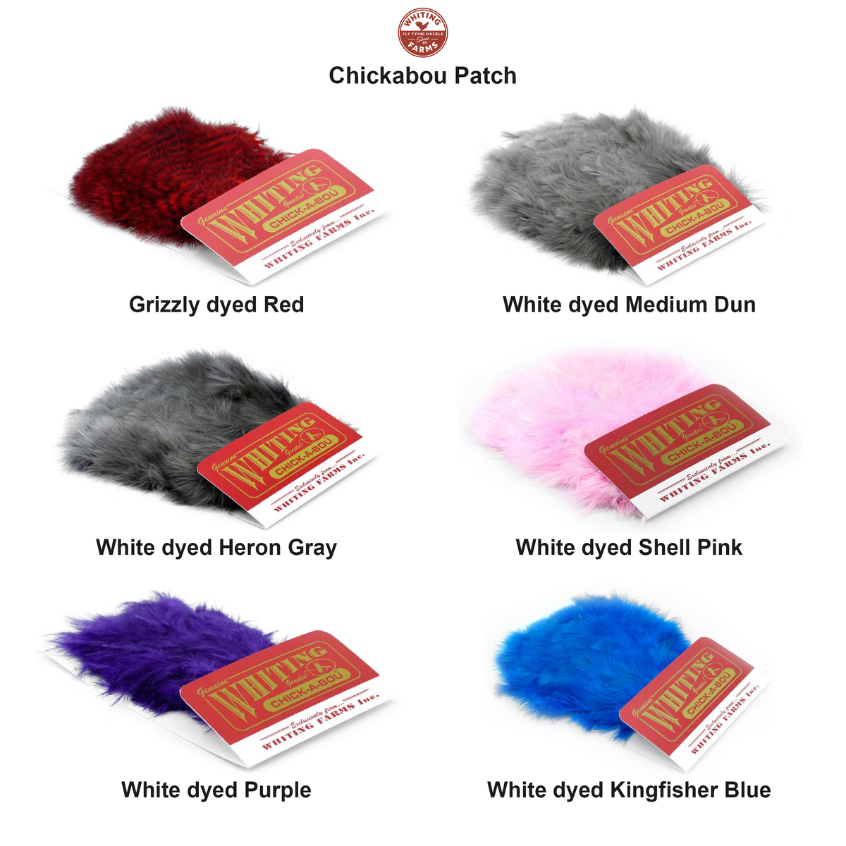 Farveoversigt – Whiting Chickabou Patch