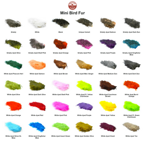 Du tilføjede <b><u>Whiting Mini Bird Fur</u></b> til kurven.