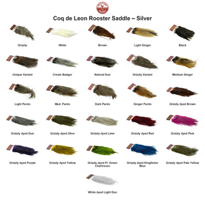 Du tilføjede <b><u>Whiting Coq de Leon Rooster Saddle – Silver</u></b> til kurven.