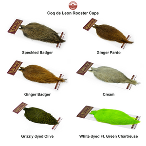 Du tilføjede <b><u>Whiting Coq de Leon Rooster Cape</u></b> til kurven.