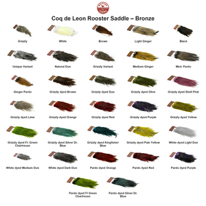 Du tilføjede <b><u>Whiting Coq de Leon Rooster Saddle – Bronze</u></b> til kurven.