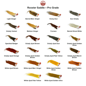 Du tilføjede <b><u>Whiting Rooster Saddle – Pro Grade</u></b> til kurven.