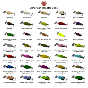 Du tilføjede <b><u>Whiting American Rooster Cape</u></b> til kurven.
