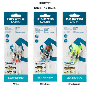 Du tilføjede <b><u>Kinetic Sabiki Trio 115Cm</u></b> til kurven.