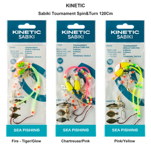 Du tilføjede <b><u>Kinetic Sabiki Tournament Spin&Turn 120Cm</u></b> til kurven.