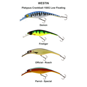 Farveoversigt – Platypus Crankbait 150G Low Floating