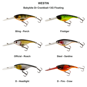Du tilføjede <b><u>Babybite Dr Crankbait 13G Floating</u></b> til kurven.