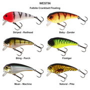 Farveoversigt – Fatbite Crankbait Floating