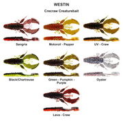 Farveoversigt – Crecraw Creaturebait