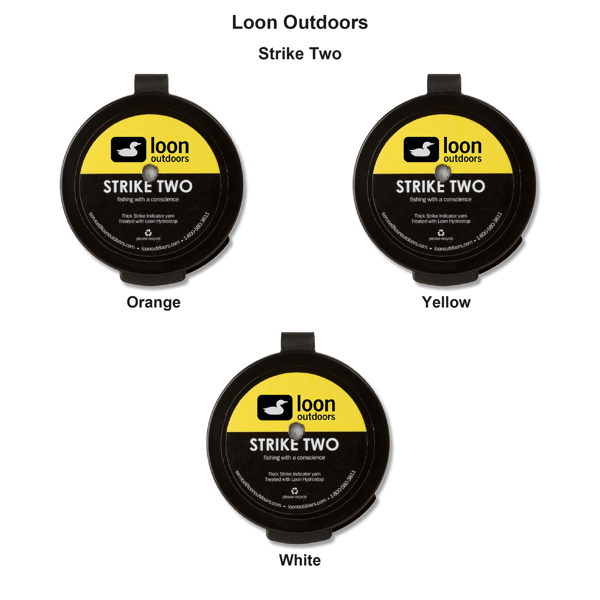 Farveoversigt – Loon Outdoors Strike Two