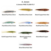 Farveoversigt – A.Jensen PIKE FLASH FLY