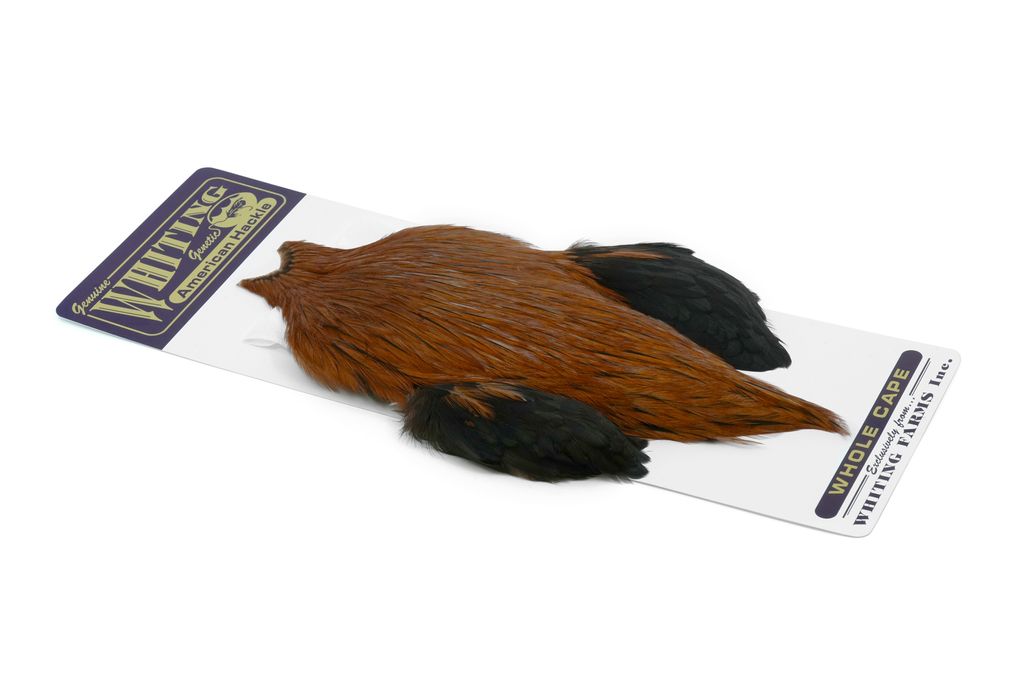 Whiting American Rooster Cape - Naturbraun
