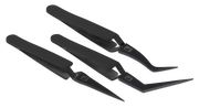 Loon D-Loop Pinzetten-Set – Schwarz
