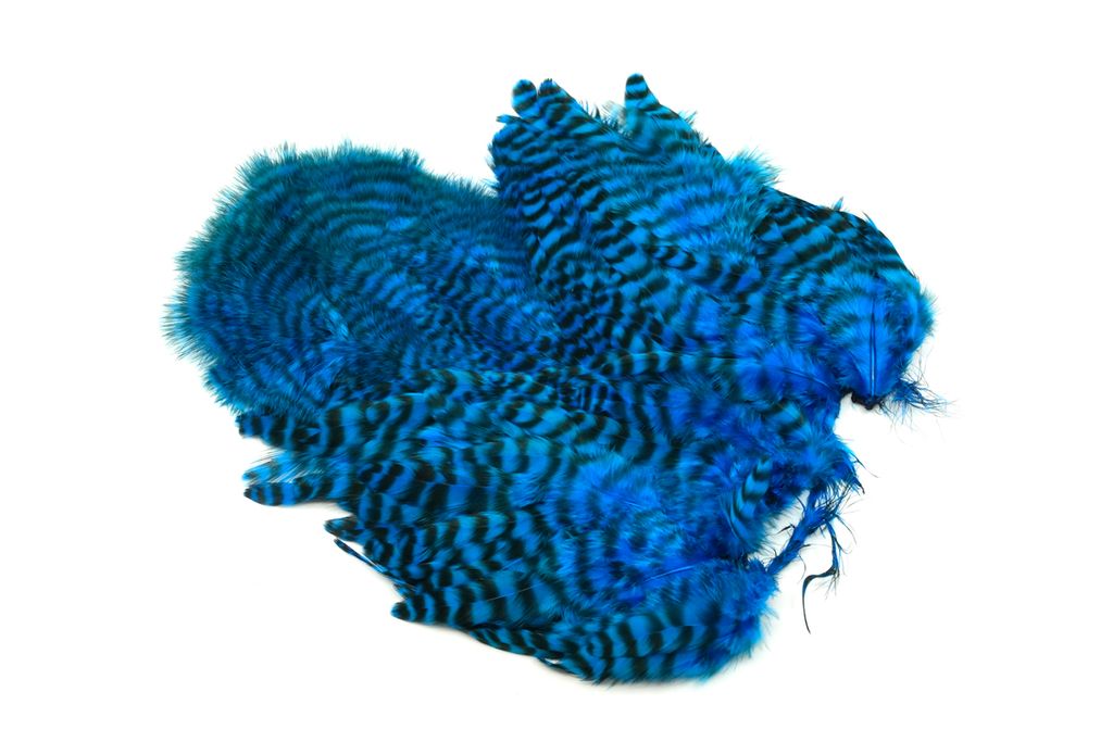Whiting Rooster Softhackle W Chickabou SH/C Weiß gefärbt Rosa