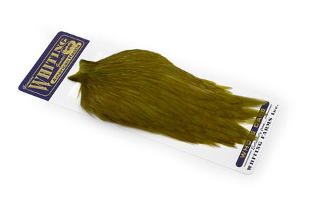 Du tilføjede <b><u>Whiting American Rooster Cape - Dark Olive</u></b> til kurven.