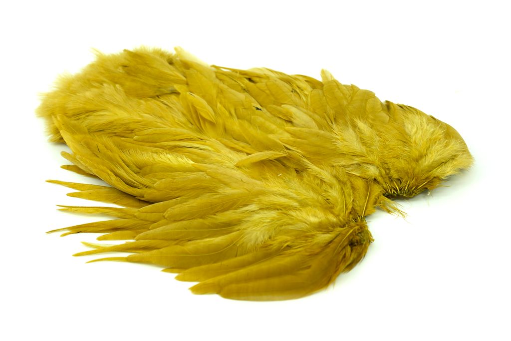 Whiting Rooster Softhackle W Chickabou SH/C Weiß gefärbt Rosa