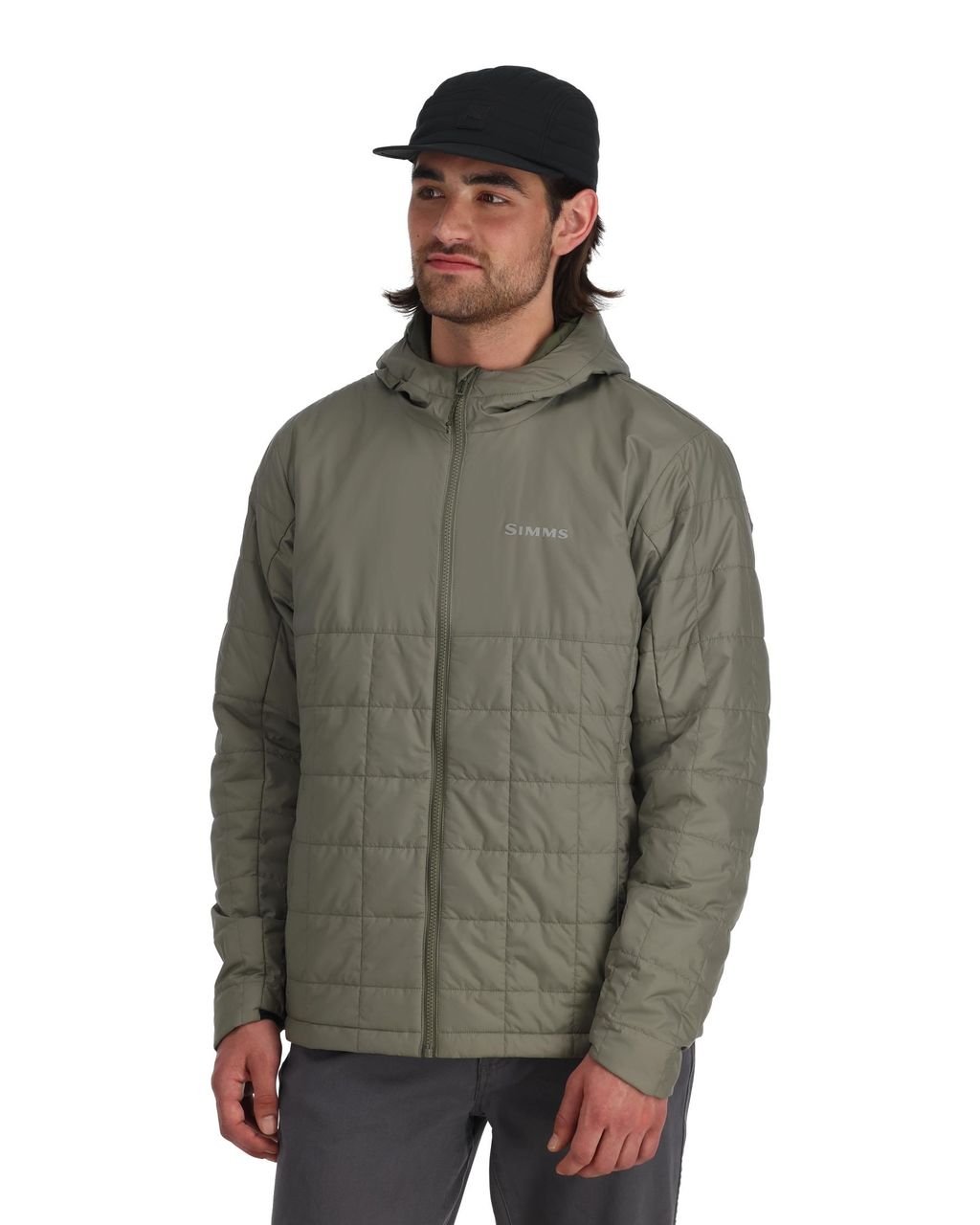 Simms Herbstlauf-Hoodie – Rauchgrün 