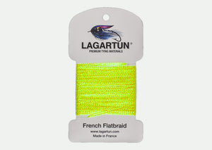 Flachgeflochten – Fluoreszierendes Gelb