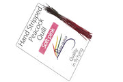 Hand Stripped Peacock Quill - Soft Pink