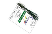 Hand Stripped Peacock Quill - Green