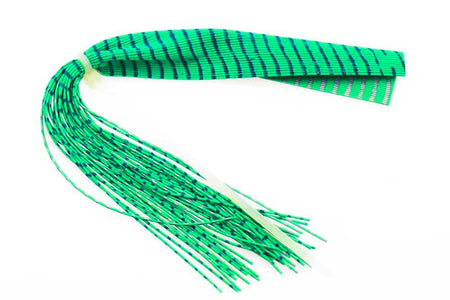 Du tilføjede <b><u>Gestreifte runde Gummibeine - Chartreuse/Blau/Silber</u></b> til kurven.