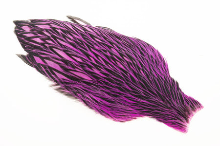 Du tilføjede <b><u>Whiting American Hen Cape Black Laced - Pink</u></b> til kurven.