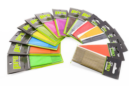 Du tilføjede <b><u>Glückstüten – Pro Sportfisher Flexi Tube 25/55 Set. 1 Packung mit 12 Farben</u></b> til kurven.