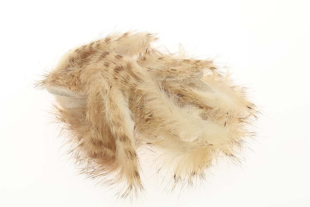 Brown Barred Magnum Rabbit Strips - Flesh